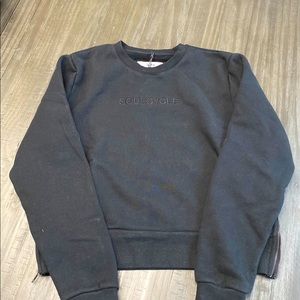 NEW - SOULCYCLE Sweatshirt With Zipper Detail